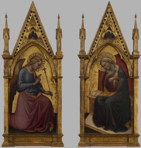Spinello Aretino The Archangel Gabriel and the Virgin Annunciate ...